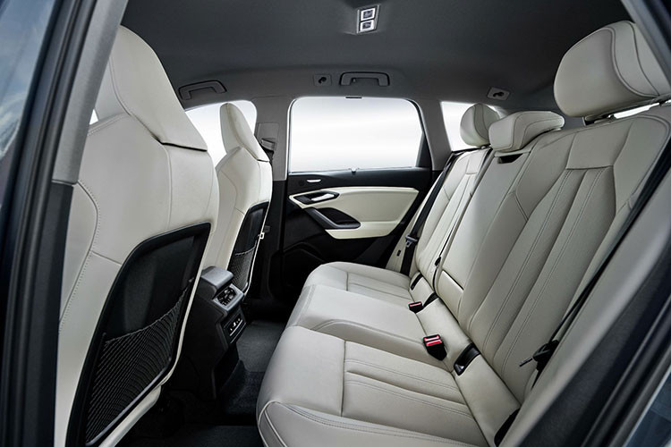 Trong khi đó Audi Q6 e-tron phiên bản Performance được trang bị bộ pin dung lượng 100 kWh, phạm vi hoạt động 656 km sau mỗi lần sạc đầy, kèm môtơ điện cầu sau mạnh hơn với công suất 322 mã lực. Xe tăng tốc 0-100 km/h trong 6,6 giây.