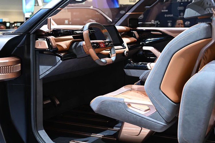 Vinfast VF Wild của Việt Nam thuộc phân khúc xe bán tải cỡ trung, có chiều dài tổng thể 209 inch (5.324mm) và chiều rộng 79 inch (1.997mm). Thiết kế gọn gàng của xe sẽ được tối ưu không gian nhờ khoang chứa có thể mở rộng linh hoạt.