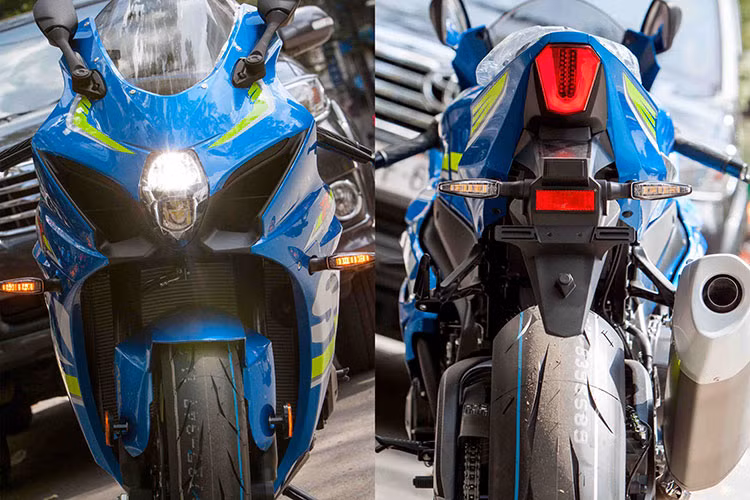 Lô hàng đầu tiên cập cảng Sài Gòn bao gồm 07 chiếc với 05 chiếc màu xanh đặc trưng Suzuki, 01 chiếc đỏ và 01 chiếc xám chì. Tại thị trường không chính hãng, mẫu siêu môtô nhà Suzuki được chào bán với giá khoảng 26.200 USD (tương đương gần 600 triệu đồng). Tại Châu Âu, xe có gì từ 13.249 Bảng (tương đương 374 triệu đồng).