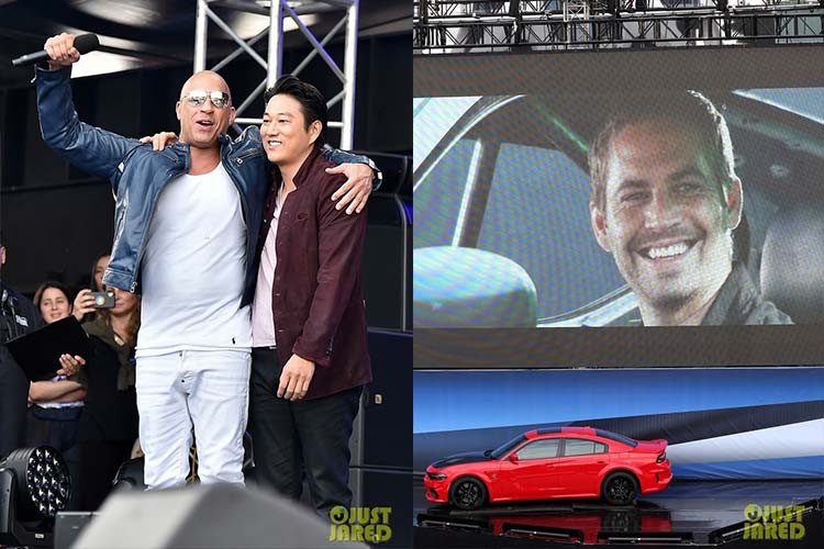 Tại sự kiện quảng bá cho bộ phim Fast &amp; Furious 9 ở Miami, Florida, Mỹ. Vin Diesel và Sung Kang đã nhắc lại những đóng góp to lớn của tài tử quá cố - Paul Walker trong suốt quá trình làm phim Fast &amp; Furious. 