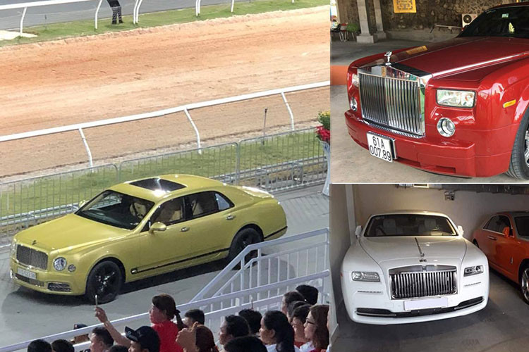 Một số người yêu xe chắc chắn không còn quá xa lạ với hình ảnh chiếc xe siêu sang Rolls-Royce Phantom đầu tiên mang biển số của tỉnh Bình Dương thuộc sở hữu của vợ chồng bà Nguyễn Phương Hằng. Sau này, ông Dũng "Lò-vôi" cùng vợ đã sở hữu không ít chiếc xe siêu sang của hãng Rolls-Royce nhưng nổi bật nhất vẫn là câu chuyện xoay quanh về chiếc xe siêu sang Bentley Mulsanne của bà Phương Hằng.