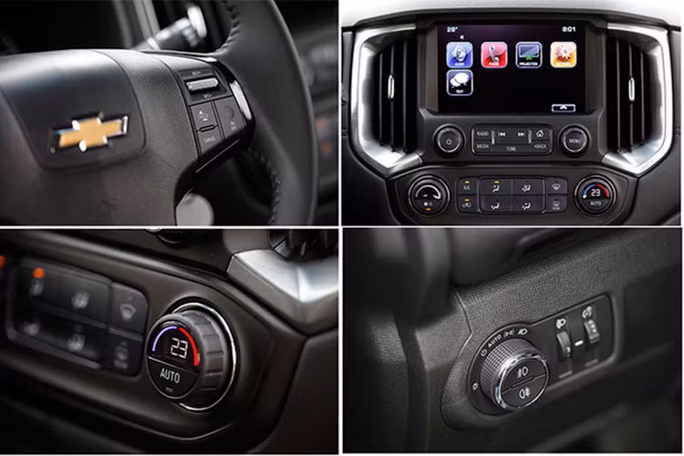 Những tính năng an toàn tiêu chuẩn khác trên các phiên bản LTZ của Trailblazer mới bao gồm hệ thống kiểm soát lực kéo (TCS), chống bó cứng phanh (ABS), phân bố lực phanh điện tử (EBD), cân bằng điện tử (ESC), hỗ trợ xuống dốc (HDC), hỗ trợ khởi hành ngang dốc (HSA), cảnh báo áp suất lốp (TPMS), hỗ trợ đỗ xe...