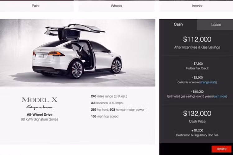 Ngoài ra, nếu bạn chịu bỏ thêm 10.000$ để mua gói hiệu năng cao Ludicrous Mode thì khả năng tăng tốc 0-96 km/h của Tesla Model X rút ngắn chỉ còn 3,2 giây.