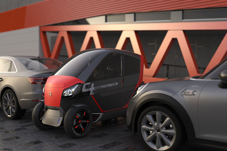 Theo những người tạo ra mẫu xe ôtô điện City Transformer, dữ liệu cho thấy 85% thời gian mọi người sử dụng xe để đi lại trong thành phố và đạt tốc độ lên đến 24 km/h. Như một giải pháp cho vấn đề tắc nghẽn giao thông và hạn chế chỗ đỗ xe ở các trung tâm thành phố.