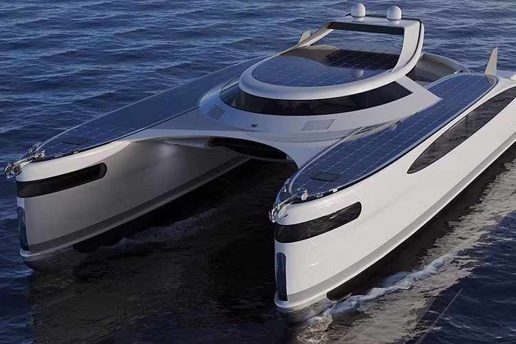 Sau khi quá trình di chuyển từ đất sang nước hoàn tất, Lazzarini tưởng tượng rằng Pagurus sẽ có một cặp động cơ dầu Caterpillar 900 mã lực để đẩy tàu đi bất cứ đâu trên thế giới với tốc độ tối đa 25 hải lý/giờ (46 km/h). Không rõ concept Pagurus sẽ có trở thành hiện thực hay không, nhưng nó rõ ràng là một sáng kiến rất thú vị.