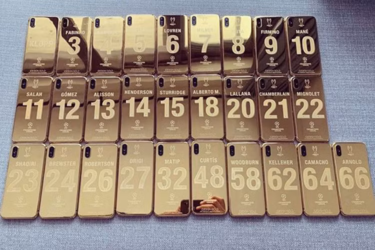 Công ty này từng tạo ra những mẫu iPhone mạ vàng cho các cầu thủ đang chơi cho Liverpool và những danh thủ từng thi đấu cho câu lạc bộ thành phố cảng như Steven Gerard và Jamie Carragher.