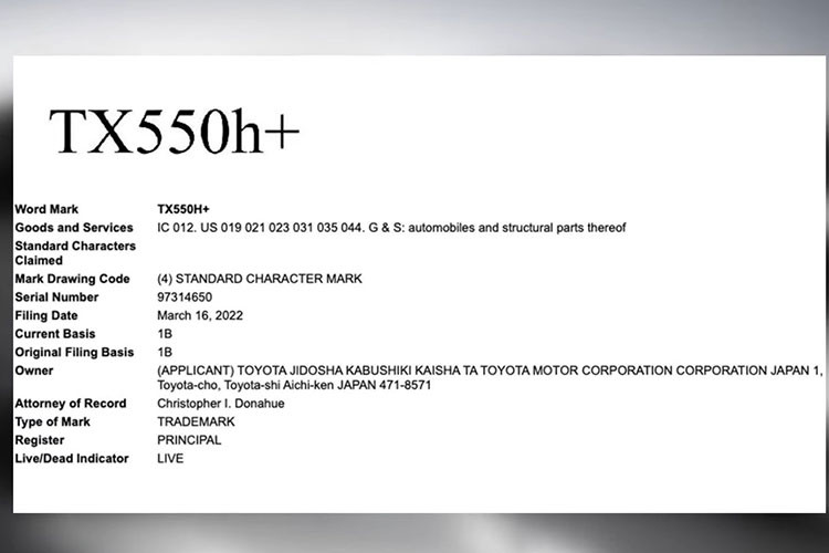 Ở thị trường Mỹ, Toyota Grand Highlander có 3 tùy chọn động cơ. Đầu tiên là động cơ xăng 4 xi-lanh, dung tích 2.4L. Thứ hai là hệ truyền động hybrid với động cơ xăng 2.5L. Hiện thông số của 2 động cơ này chưa được công bố. Chỉ biết rằng, hai động cơ sẽ đi với hệ dẫn động cầu trước hoặc 4 bánh toàn thời gian. 