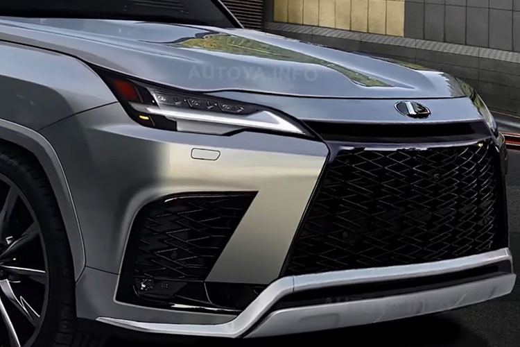 Theo tin đồn, Lexus TX mới sẽ không được trang bị lưới tản nhiệt hình con suốt khổng lồ đặc trưng của thương hiệu Lexus. Thay vào đó, trên đầu xe sẽ xuất hiện lưới tản nhiệt mới với 4 nan nằm ngang dày dặn nhằm tạo điểm nhấn khác biệt cho mẫu crossover hạng sang dài hơn 5 mét của thương hiệu Lexus.