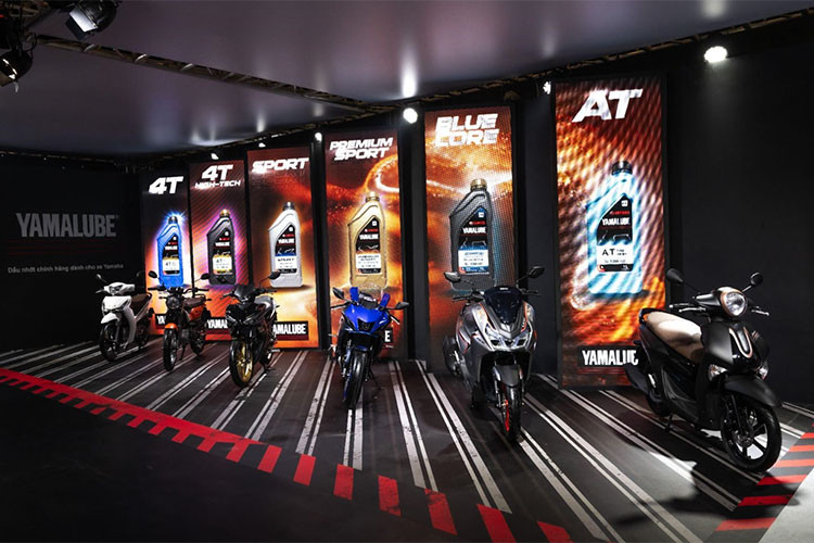 Dầu nhớt Yamalube được phát triển chuyên biệt cho từng dòng xe.