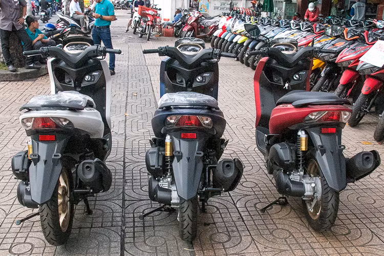 Tại thị trường Indonesia, Yamaha LEXi có 3 phiên bản khác nhau, phiên bản được mang về Việt Nam là phiên bản LEXi S. Xe đang được phân phối với 3 lựa chọn màu sắc là xanh, đỏ và trắng.