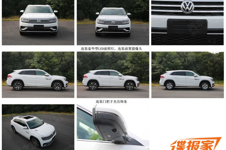 Vòng ra bên sườn, chúng ta có thể thấy hốc bánh của Volkswagen Atlas Cross Sport phồng lên, mang lại vẻ ấn tượng hơn cho xe. Riêng phần đuôi xe trông không sắc sảo bằng phiên bản concept và tạo hình bên trong cụm đèn hậu đã thay đổi. Nhìn chung, Volkswagen Atlas Cross Sport khá giống với mẫu xe trưng bày tại triển lãm Ô tô New York 2018.