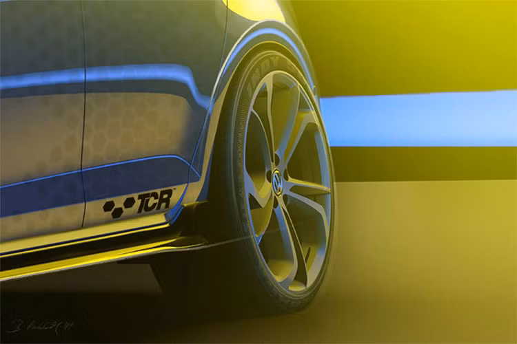 Tại đây, Volkswagen Golf GTI TCR 2019 hứa hẹn sẽ là tâm điểm của sự kiện lần này với ngoại hình hầm hố, lưới tản nhiệt và hốc gió to bản, bộ mâm hợp kim lớn cỡ 18 inch có hoa văn ấn tượng cùng bộ lốp mỏng.