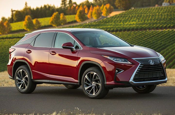 Chiếc SUV Lexus RX cỡ vừa được Consumer Reports và JD Power xếp hạng trên trung bình về độ bền bỉ, đáng tin cậy. Xe được trang bị hệ thống trợ lái nâng cao, khả năng vận hành ấn tượng và tiết kiệm nhiên liệu.