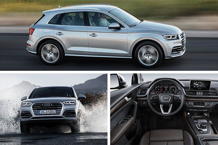 Là mẫu SUV bán chạy hàng đầu của Audi, Q5 phiên bản 2018 được thiết kế mới cả trong lẫn ngoài. Xe mang phong cách thể thao được trang bị nhiều công nghệ hiện đại, trải nghiệm lái ấn tượng, cabin rộng rãi, hệ thống dẫn động AWD mạnh mẽ và có khoang để đồ rộng.