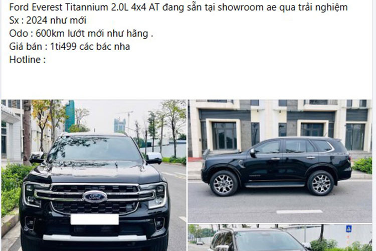 Mẫu xe SUV Ford Everest Titanium 2.0L 4x4 AT tại Việt Nam được trang bị hệ dẫn động 4 bánh, động cơ diesel 2.0L tăng áp, hộp số tự động 10 cấp cùng hàng loạt công nghệ an toàn tiên tiến như hệ thống hỗ trợ giữ làn, phanh khẩn cấp tự động, kiểm soát hành trình thích ứng, và camera 360 độ.