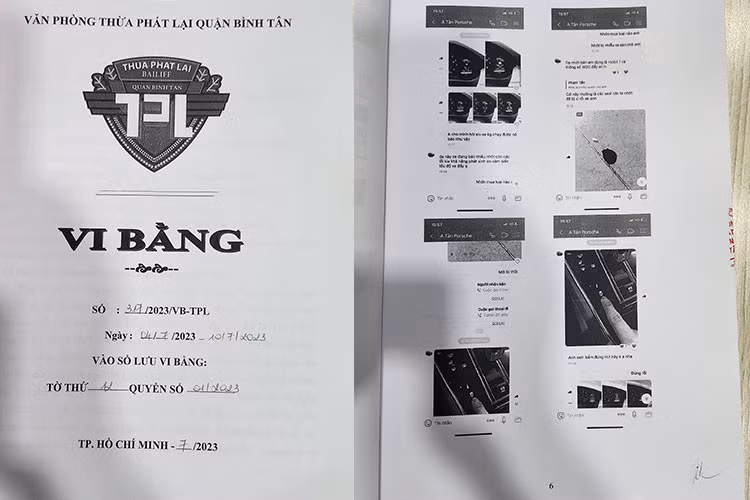 Chu xe Macan hong hop so da khoi kien Porsche Sai Gon ra toa