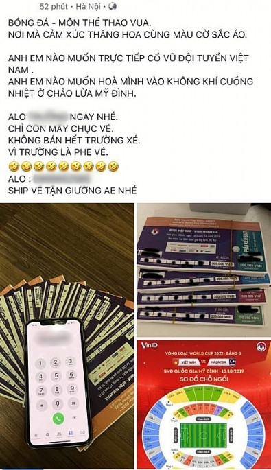 Tran Viet Nam - Malaysia vong loai World Cup: Gia ve “cho den” ha nhiet