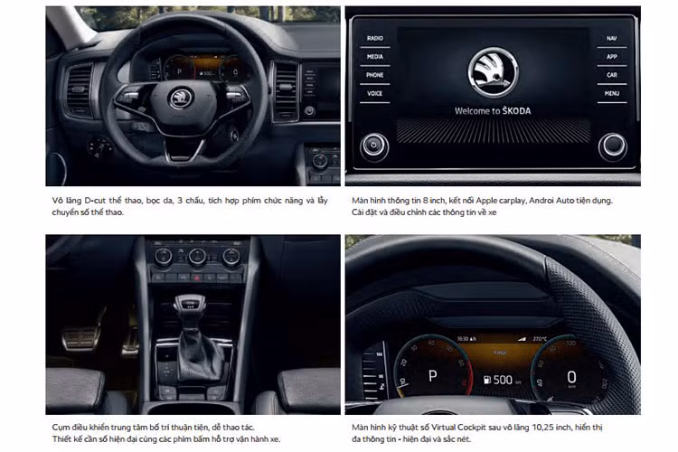 Hệ thống ghế được thiết kế theo dạng công thái học, bọc da cao cấp, tích hợp tính năng chỉnh điện 8 hướng, nhớ ghế 3 vị trí. Thể tích khoang để đồ có thể tùy biến từ 521 lít đến 1.630 lít (khi gập hàng ghế thứ 2) giúp người lái và hành khách có những hành trình thoải mái.