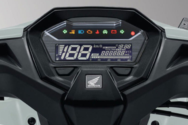 Xe cũng được trang bị cụm đồng hồ kỹ thuật số toàn phần hiển thị đầy đủ các thông số giúp người điều khiển nắm bắt được tình trạng xe một cách tối ưu nhất. 