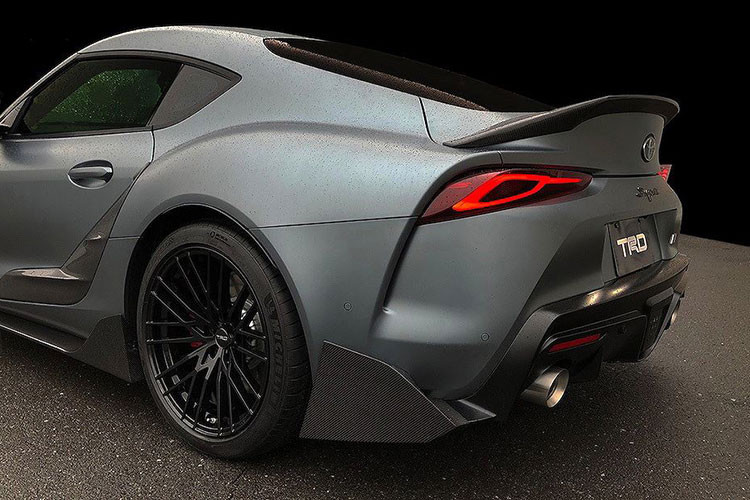 Dù hiện được coi là concept, nhưng những chi tiết xuất hiên trên GR Supra Performance Line chắc chắn sẽ được TRD thương mại hóa sau khi xe bán ra. Với GR Supra Performance Line, tạm thời TRD sẽ chú trọng tới việc nâng cao tính thẩm mỹ và hiệu năng khí động học của Supra thế hệ thứ 5.