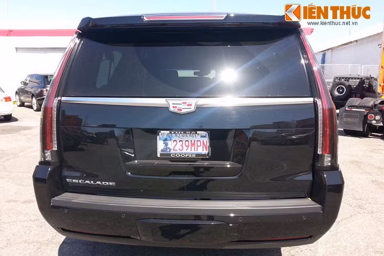 Bên cạnh đó là lưới tản nhiệt riêng và biển tên Platinum trên bậc sàn thân xe và chữ P ở đuôi xe. Cũng giống dòng xe cùng thương hiệu Cadillac là ATS Sedan và CTS, dòng xe Escalade mới của hãng xe Mỹ đã được đổi sang logo mới với sự biến mất của vòng nguyệt quế bao quanh.