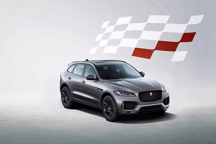 Giá xe Jaguar F-pace 300 sport và Chequered Flag lần lượt là 53,980 và 46,995 Bảng tại thị trường Anh Quốc. Tại thị trường Việt Nam, phiên bản F-pace 300 sport được trang bị động cơ xăng 2.0L 300PS và phiên bản F-pace động cơ xăng 2.0L 250PS. Giá bán lẻ cho hai phiên bản này sẽ được công bố trong thời gian tới.