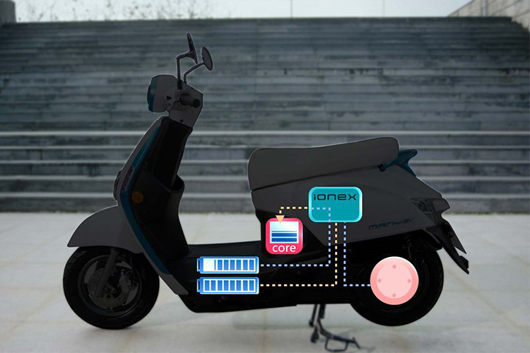 Xe điện thường có xu hướng báo pin đầy ảo và nhanh chóng cạn khi đề-pa. Điều này rất có thể giảm hiệu suất động cơ và từ từ không thể đủ sức mạnh để di chuyển nữa. Kymco đã giải quyết bằng 2 cách thức trong hệ thống điều phối pin: một là họ sử dụng một nguồn pin lõi (core) tích hợp bên trong xe như acquy (không dễ thay thế ngay).