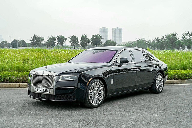 Rolls-Royce Ghost 2022 moi chay 688km, dai gia Ha Noi ban 39,9 ty