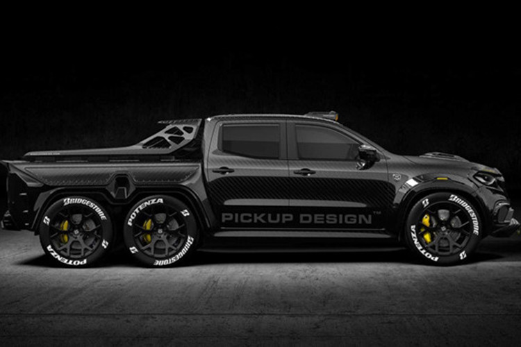 Các vòm bánh xe phía sau cũng được thiết kế loe rộng hơn, tạo khoảng trống cho các khe hút gió ở hai bên. Hiện dự án mới chỉ đang dừng lại ở dạng bản vẽ ý tưởng và ảnh dựng 3D. Tuy nhiên, Carlex Design cũng hứa hẹn toàn bộ phần thân xe sẽ được làm bằng vật liệu sợi carbon, đảm bảo độ bền tối đa trong quá trình off-road.