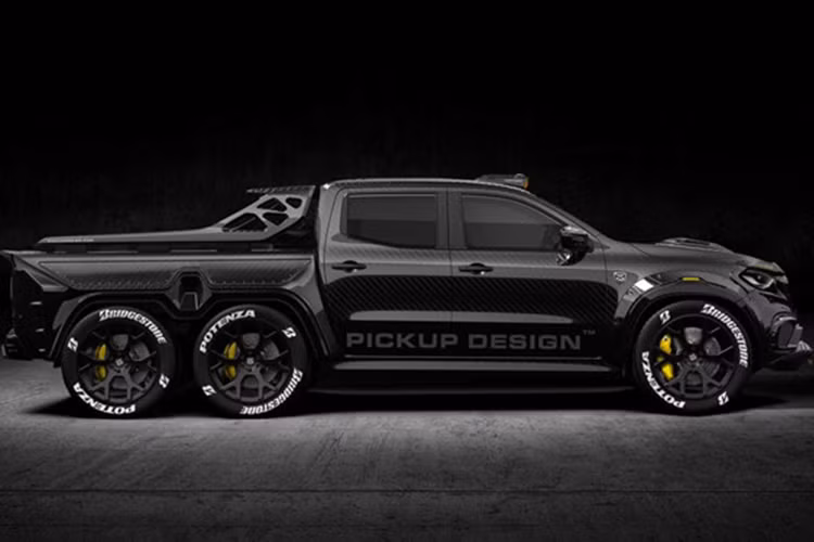 Các vòm bánh xe phía sau cũng được thiết kế loe rộng hơn, tạo khoảng trống cho các khe hút gió ở hai bên. Hiện dự án mới chỉ đang dừng lại ở dạng bản vẽ ý tưởng và ảnh dựng 3D. Tuy nhiên, Carlex Design cũng hứa hẹn toàn bộ phần thân xe sẽ được làm bằng vật liệu sợi carbon, đảm bảo độ bền tối đa trong quá trình off-road.