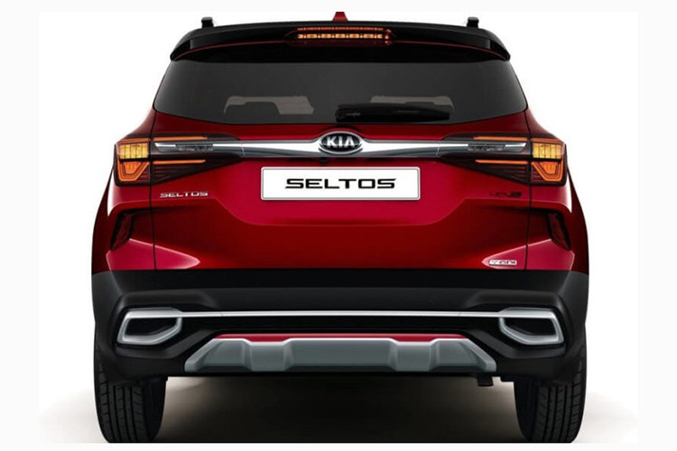 Bên dưới lưới tản nhiệt là cản trước có thiết kế hình xương được bê nguyên từ Kia SP Signature Concept sang. Trên cản trước này còn có cụm đèn sương mù LED nằm dọc. Vòng sang bên sườn, chúng ta sẽ bắt gặp đường chân kính hất lên ở cột D và nóc tương phản với thân xe.