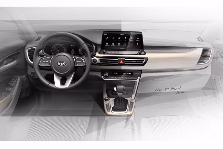 Bên trong Kia Seltos 2020, người lái được chào đón bằng màn hình thông tin giải trí cảm ứng có kích thước 10,25 inch nằm giữa mặt táp-lô và hệ thống đèn viền nội thất mang tên Sound Mood Lighting. Ngoài ra, mẫu SUV cỡ B này còn có ghế trước sưởi/thoáng khí, vô lăng sưởi, cảm biến đỗ xe, nút bấm khởi động máy, màn hình hiển thị thông tin kính lái 8 inch và hệ thống âm thanh Bose cao cấp...