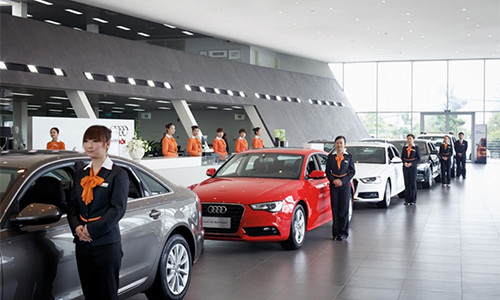 Doanh số của Audi tại Trung Quốc năm 2017 tăng trưởng 1% so với 2016.