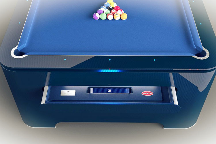 Chiếc bàn cũng có thể được trang bị cảm biến con quay hồi chuyển với hệ thống điều khiển bằng servo tự động cho phép điều chỉnh chân bàn trong 5 phần nghìn giây, phù hợp để sử dụng trên du thuyền.