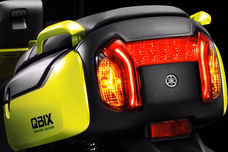 Cả 2 bánh của QBIX đều được trang bị vành 12 inch 6 cánh tương tự dòng Nozza Grande. Xe chỉ được trang bị hệ thống phanh đĩa cho bánh trước, tuy nhiên QBIX sẽ được bán với phiên bản có ABS. Các kích thước tổng thể D x R x C của xe lần lượt là 1860, 710 và 1115 mm.