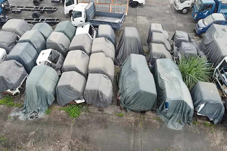 Trong lần đấu giá hồi tháng 8/2023 cho 2.122 xe này, công ty đấu giá thông báo giá khởi điểm là hơn 626 tỷ đồng. Lần thông báo đấu giá gần nhất ngày 13/5/2024, giá khởi điểm cho lô xe chỉ còn 503 tỷ đồng (Ảnh: THDV).