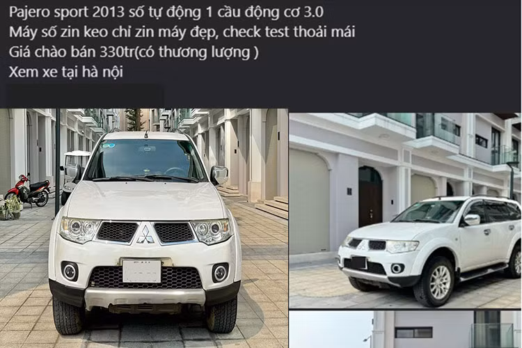 Theo thông tin được người bán đưa ra, chiếc xe Mitsubishi Pajero Sport đã qua sử dụng này thuộc phiên bản 3.0 số tự động 1 cầu, ngoại thất màu trắng, nội thất phối hai tông màu đen. Xe đăng ký biển TP.HCM, chỉ số ODO 160.000 km.