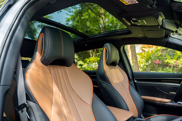 Sealion 6 được trang bị hệ thống truyền động plug-in hybrid DM-i là sự kết hợp giữa động cơ xăng 1.5L (96 mã lực, 122 Nm) với mô-tơ điện (194 mã lực, 300 Nm) cho tổng công suất kết hợp 214 mã lực. Một mô-tơ điện thứ hai đóng vai trò máy phát, không dẫn động. Theo thử nghiệm nội bộ tại Việt Nam, Sealion 6 có thể di chuyển hơn 1.700 km chỉ với một bình xăng và một lần sạc đầy.