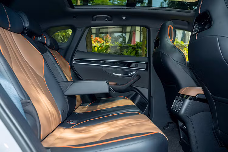 Xe đi kèm bộ sạc cầm tay 2,2 kW, hỗ trợ sạc AC Type 2 (6,6 kW) và DC CCS2 (18 kW). Tính năng cấp điện ngược V2L (Vehicle to Load) cho phép sử dụng xe như nguồn cấp điện di động. Phanh tái sinh giúp sạc lại năng lượng cho pin trong quá trình vận hành.