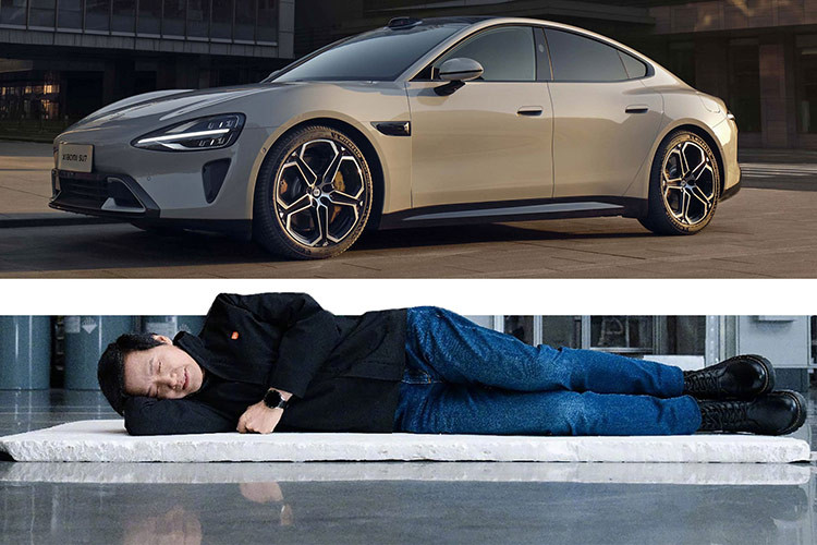 Cụ thể, để kỷ niệm cột mốc sản xuất 100.000 ôtô điện Xiaomi SU7, Lei đã đăng tải một bức ảnh của mình đang ngủ trên sàn nhà máy, một sự ám chỉ đến việc Musk đã làm điều tương tự trong những năm đầu của Tesla, mặc dù không đề cập trực tiếp đến người đồng nghiệp đến từ Mỹ.