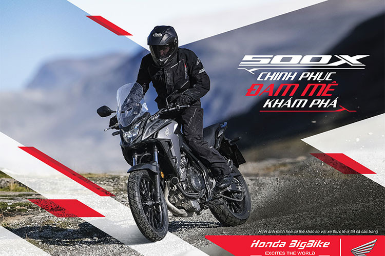 Ra mắt lần đầu tiên năm 2013 tại thị trường châu Âu trong loạt xe 500cc, Honda CB500X là sự pha trộn thiết kế hoàn hảo giữa 1 chiếc xe di chuyển hằng ngày và 1 chiếc xe đi trải nghiệm cuối tuần. CB500X mang phong cách của dòng Adventure, được nhấn manh thêm sự tinh tế, khỏe khoắn cùng khả năng vận hành cao, bộ khung sườn xe khỏe và nhẹ, giúp mẫu xe thể hiện xuất sắc vai trò là 1 cỗ máy hoàn hảo chinh phục mọi thử thách.