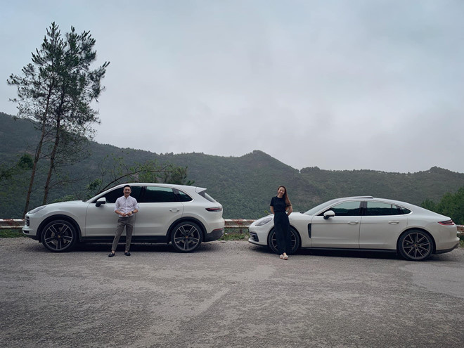 Có thể đánh giá trình độ lái xe của Đàm Thu Trang thuộc dạng khá "cứng". Cựu người mẫu từng cầm lái khá nhiều siêu xe của Cường Đô La, tiêu biểu là Ferrari 488 GTB. Trước Car Passion 2019, cặp đôi này đã thực hiện hành trình xuyên Việt từ Sài Gòn đến Lạng Sơn trên 2 chiếc Porsche. Ảnh: Nguyen Quoc Cuong.