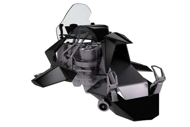 Như đã nói ở trên, Jetpack Aviation Speeder được trang bị 4 động cơ turbine, toàn bộ động cơ turbine được trang bị trên xe sản sinh lực đẩy tối đa 320 kg. Nhiên liệu sử dụng cho xe không phải xăng mà là dầu hỏa hoặc dầu diesel.