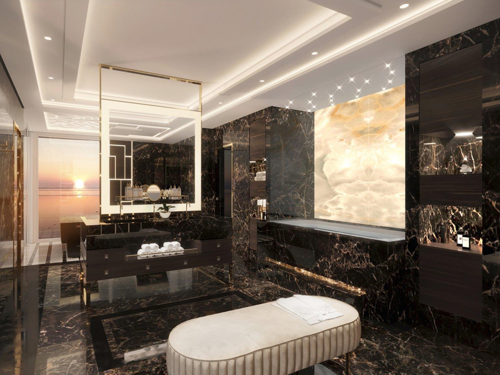 Với phòng tắm hơi riêng trong Regent Suite, hành khách có thể yêu cầu các liệu pháp spa mọi lúc, không hạn chế và hoàn toàn miễn phí. Bên cạnh đó, phòng hạng siêu sang này còn có quản gia riêng, người sẽ giúp bạn pha chế đồ uống, sắp xếp phương tiện đi lại khi lên đất liền.