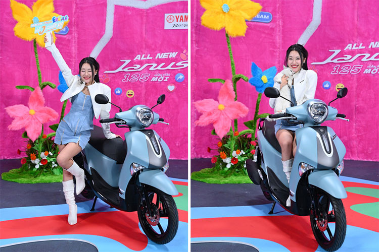 Ngam xe ga Yamaha Janus 