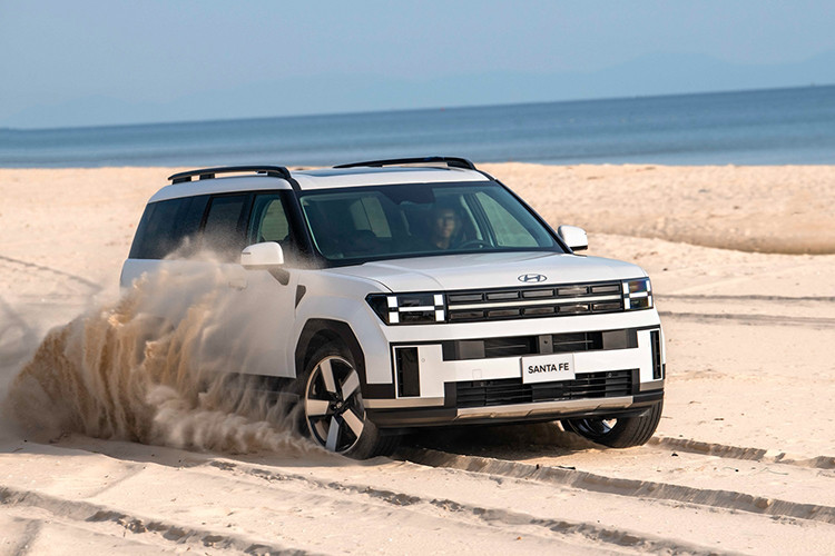  Hyundai Santa Fe Tháng mở màn năm 2025 của Hyundai SantaFe chưa thực sự thuận lợi khi chứng kiến màn giảm doanh số sâu nhất nhóm, giảm tới 81,3% theo tháng và chỉ có 155 xe rời đại lý. Xe VIN 2024 vẫn còn nằm kho, buộc phía đại lý phải "cắt máu".