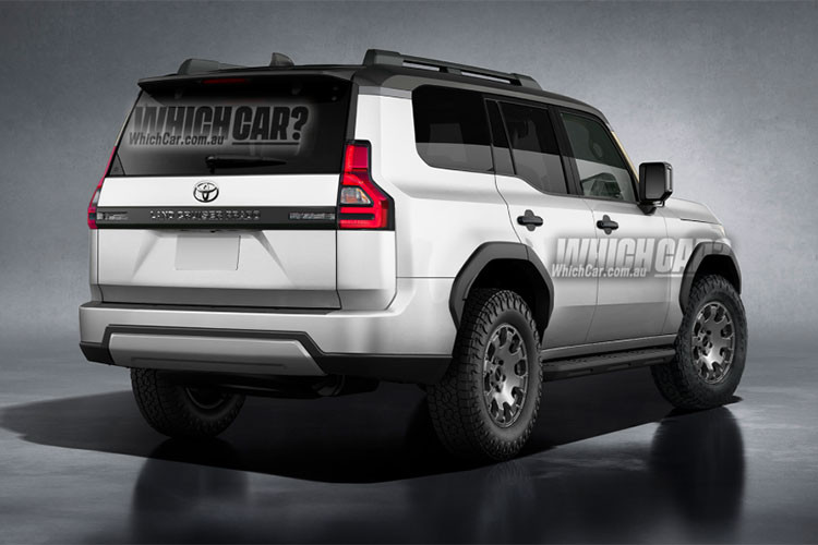 Theo một số nguồn tin, Land Cruiser Prado mới sẽ có cửa hậu mở lên thay vì mở ngang. Lốp dự phòng của xe cũng sẽ được chuyển xuống gầm. Điều đó có nghĩa là bình nhiên liệu phụ sẽ biến mất.