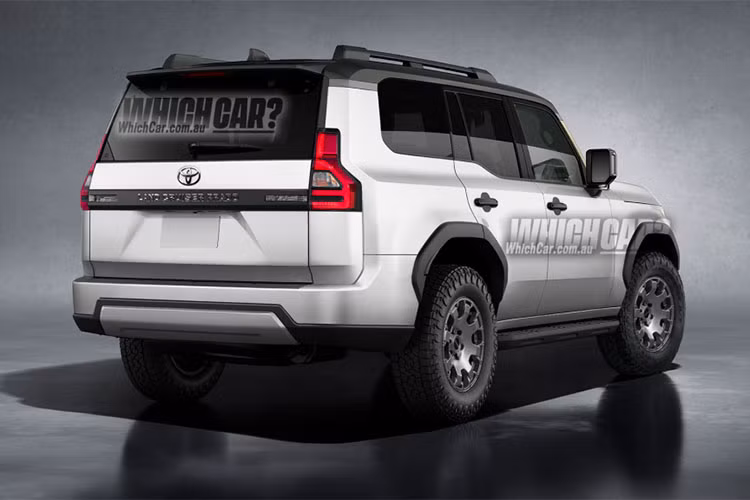 Theo một số nguồn tin, Land Cruiser Prado mới sẽ có cửa hậu mở lên thay vì mở ngang. Lốp dự phòng của xe cũng sẽ được chuyển xuống gầm. Điều đó có nghĩa là bình nhiên liệu phụ sẽ biến mất.