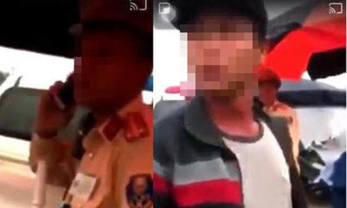 Xac minh tin nguoi la mat tai chot CSGT hanh hung nguoi dan ghi hinh