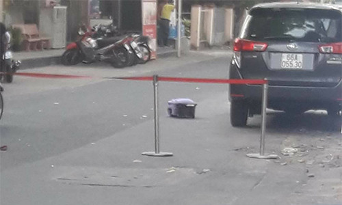 Hiện trường vụ phát hiện thi thể thai nhi